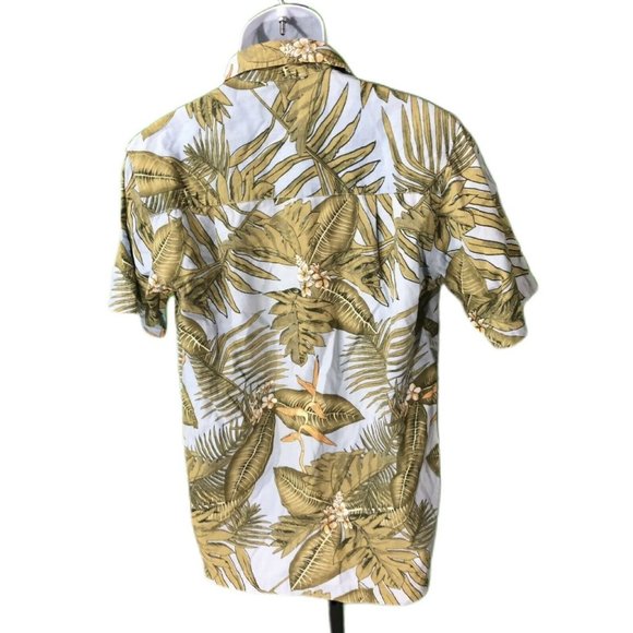 Caribbean Joe Shirt Palm tree HAWAIIAN Aloha Mens - Picture 2 of 7